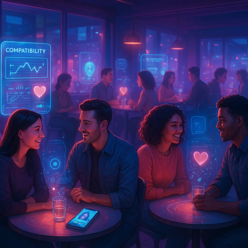 How is AI being used to improve the online dating experience and help people find better matches?