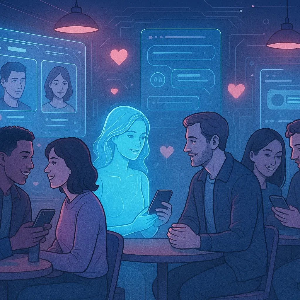 How is AI changing the way people date and find relationships online?